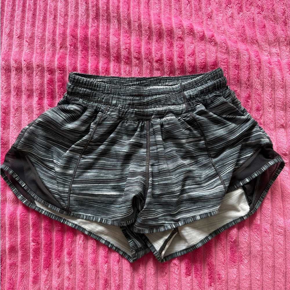 Lululemon Athletica Gray Athletic Shorts Lightweight Layered Design
